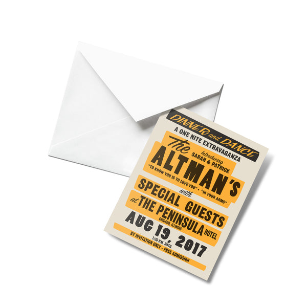 Big Show Thank You Cards