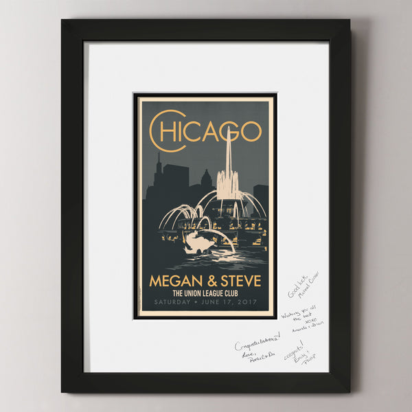 Chicago Buckingham Fountain Guest Book