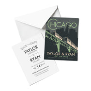 Chicago "EL" Save The Date