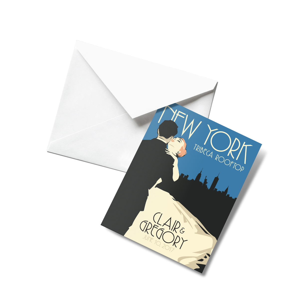 Skyline Thank You Cards