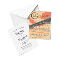 Cleveland Skyline Save The Date