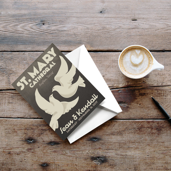 Love Birds Thank You Cards