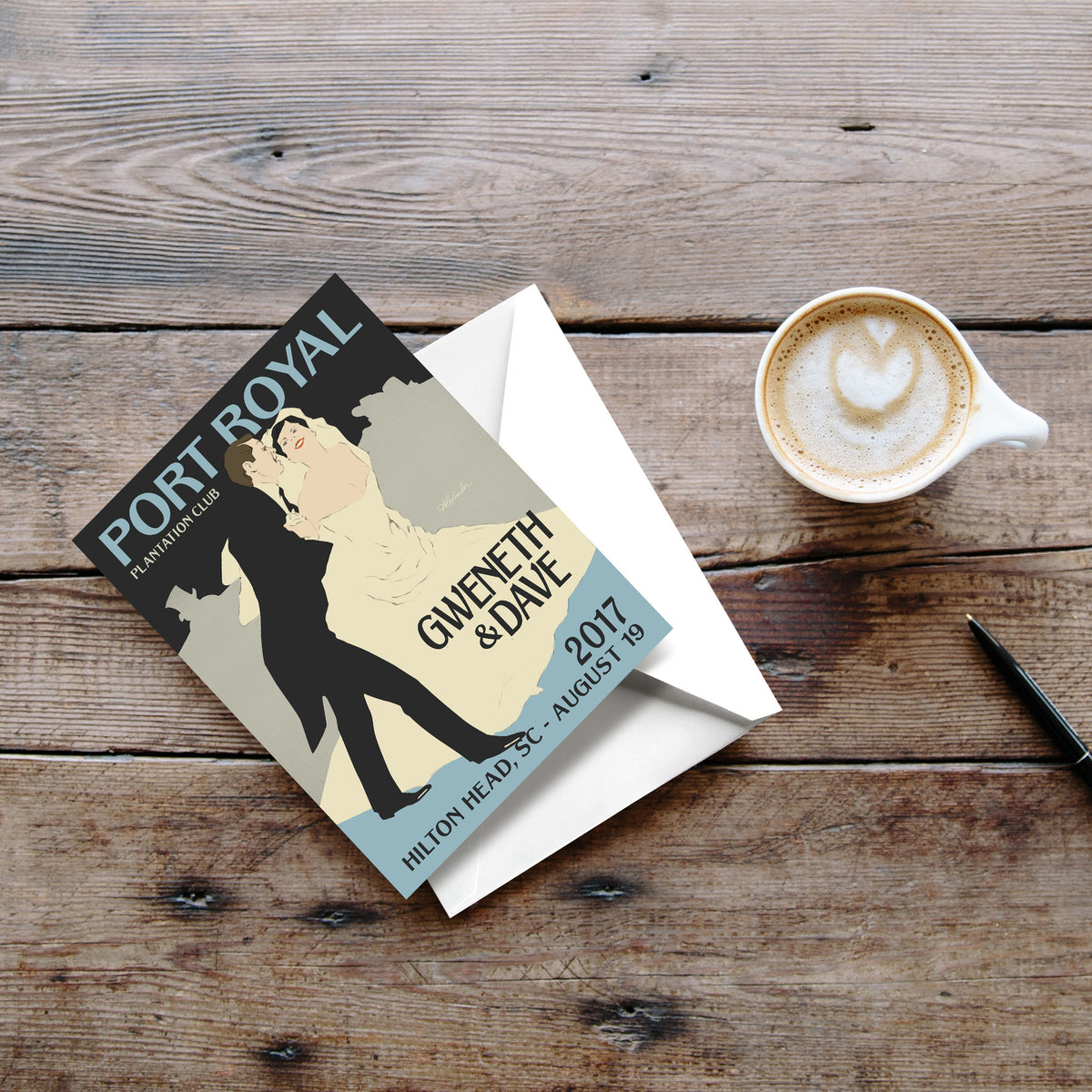 Down The Aisle Save The Date