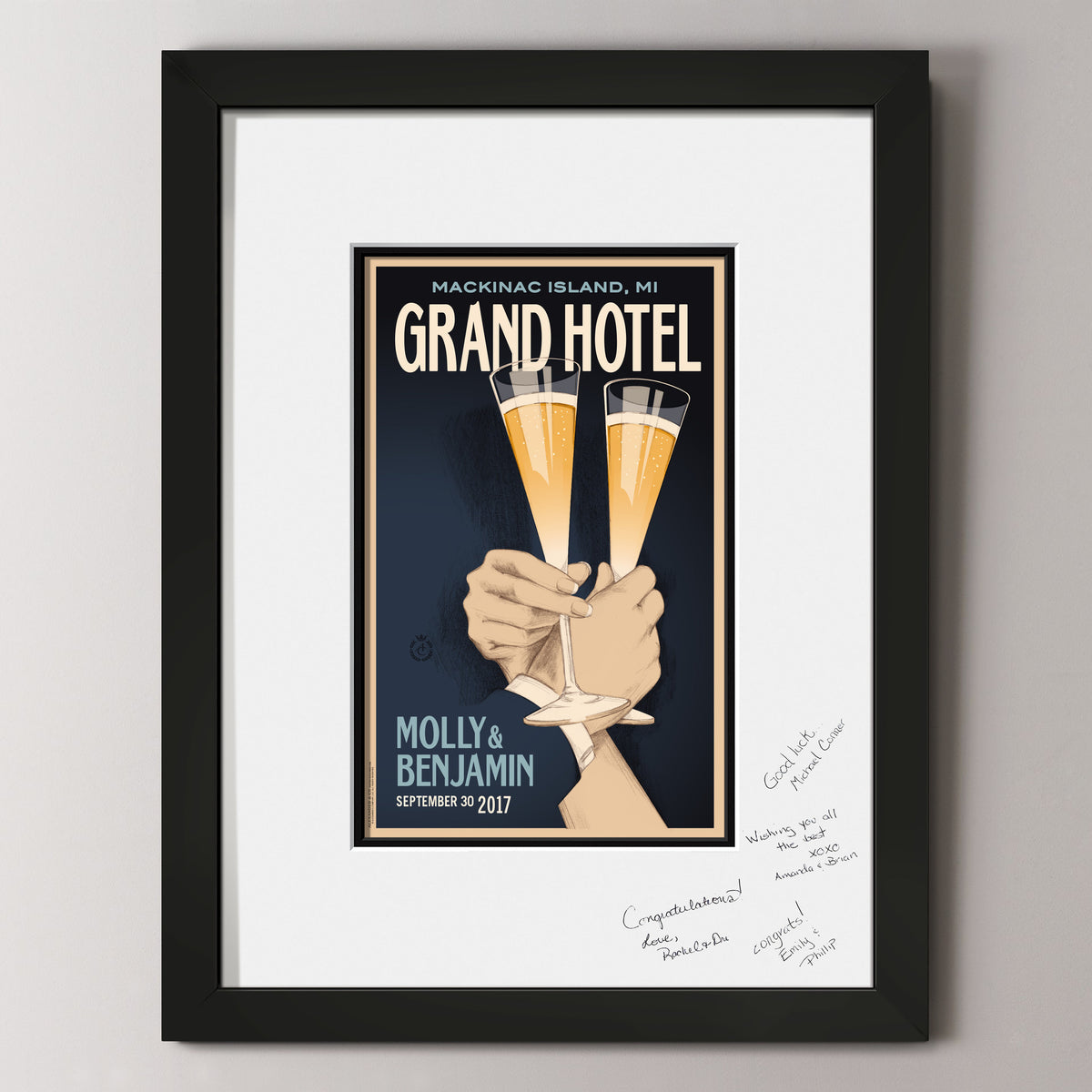 First Toast Guest Book