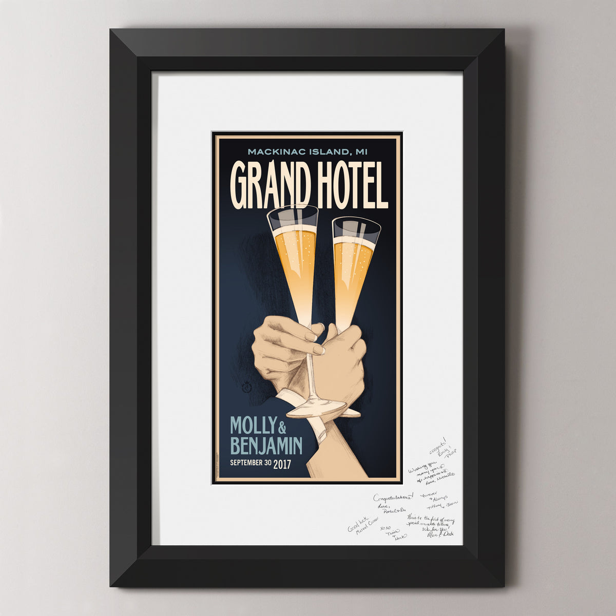 First Toast Guest Book