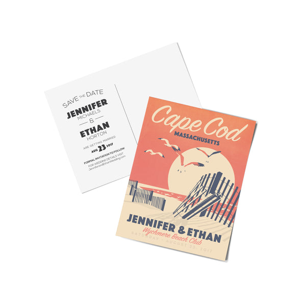 Sand Fence Save The Date