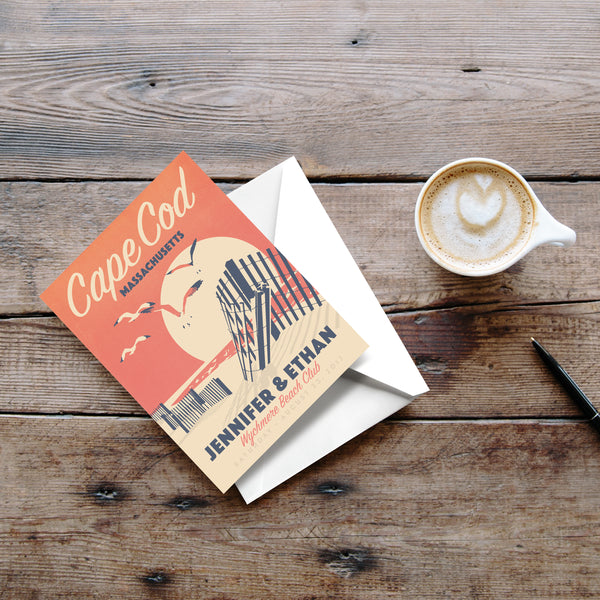 Sand Fence Thank You Cards