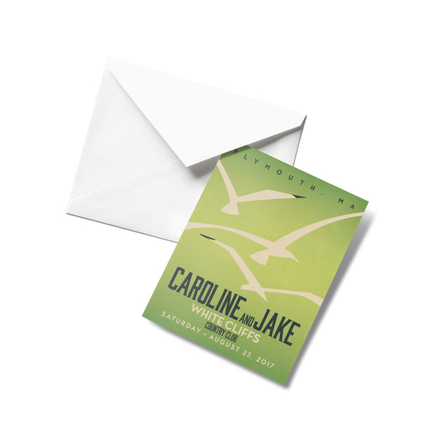 Seagulls Thank You Cards