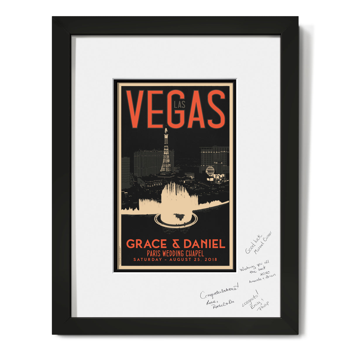 Las Vegas Fountain Thank You Cards