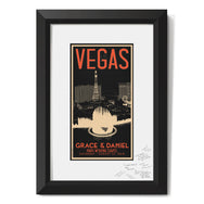 Las Vegas Fountain Thank You Cards