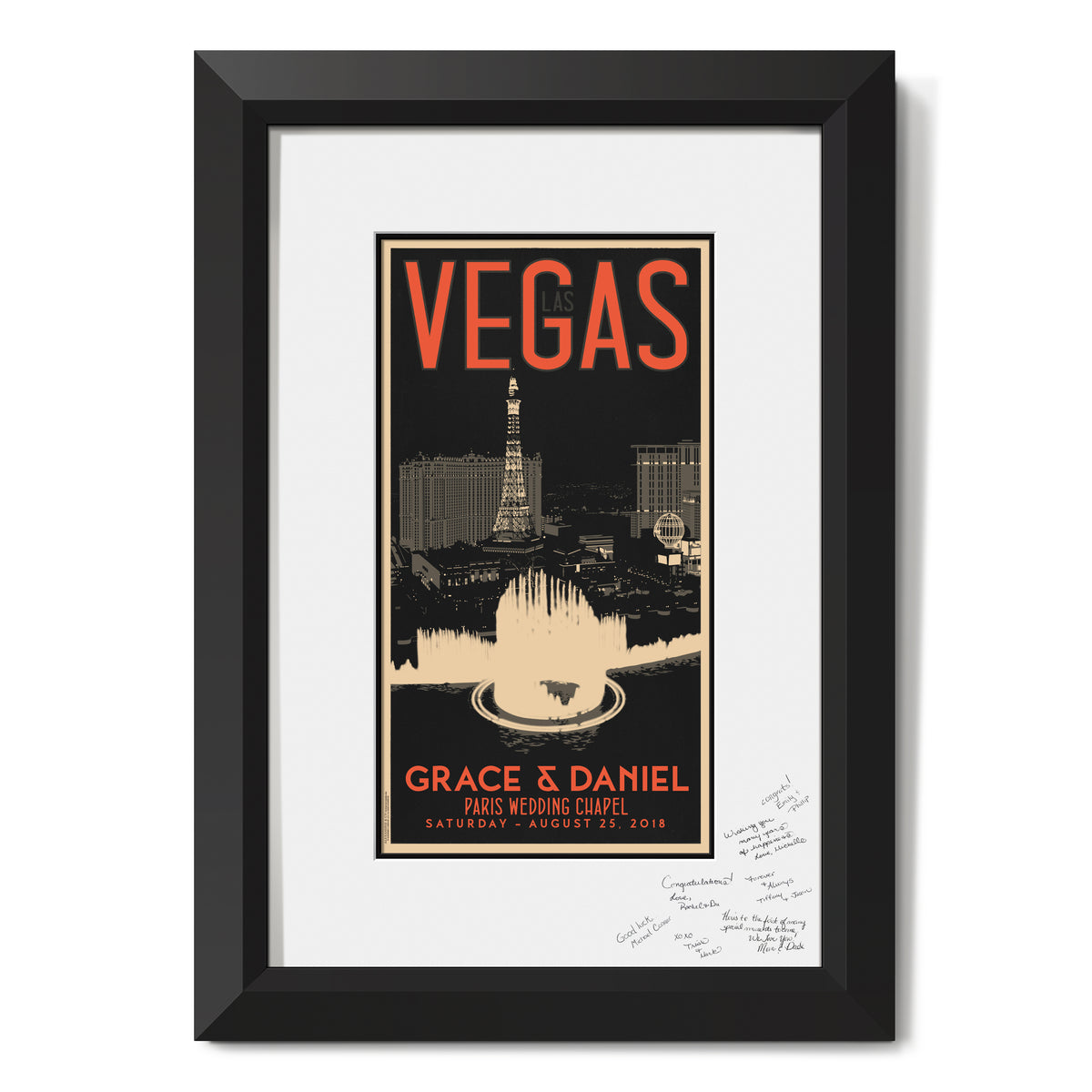 Las Vegas Fountain Thank You Cards