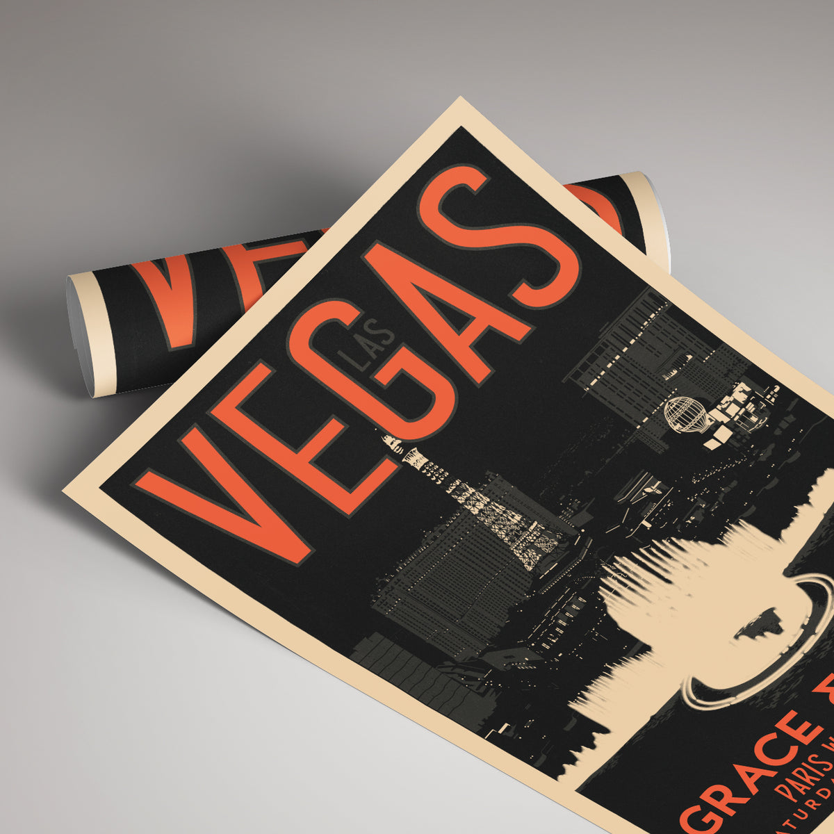 Las Vegas Fountain Thank You Cards