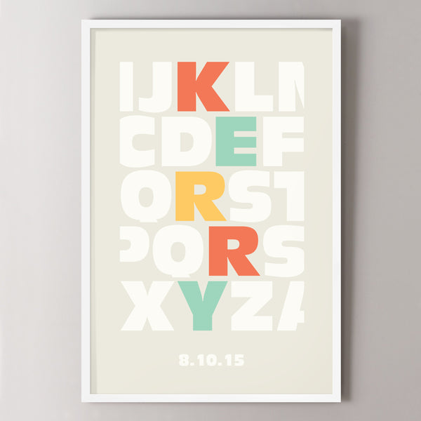 Alphabet White