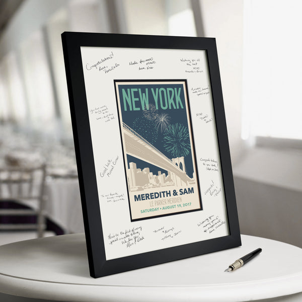 New York Skyline Guest Book