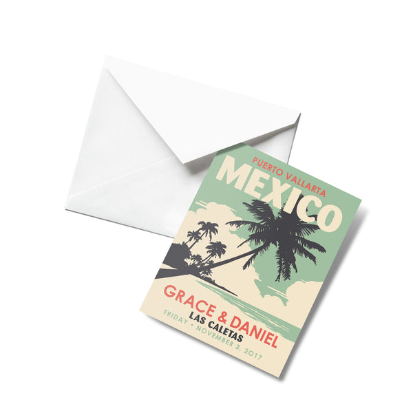 Palm Trees Thank You Cards